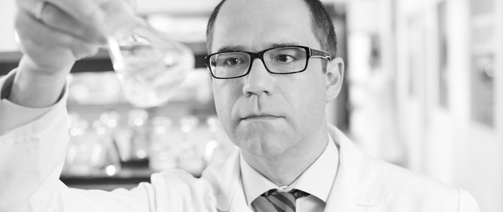Znanstvenik v laboratoriju