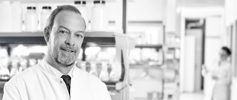 Znanstvenik v laboratoriju