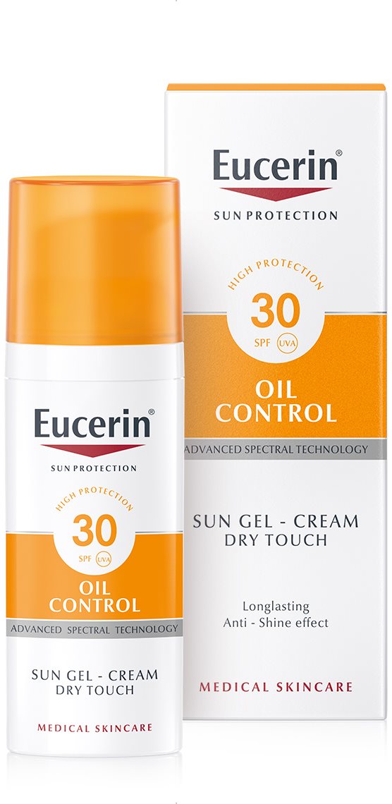 Eucerin Sun Oil Control kremni gel za zaščito obraza pred soncem ZF 30