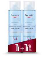 Micelarni čistilni fluid znamke Eucerin 400 ml 1+1